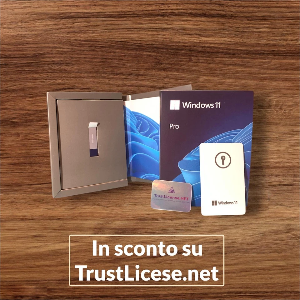 Microsoft Windows 11 Pro USB Flash Drive 64 Bit - Immagine 1 di 1