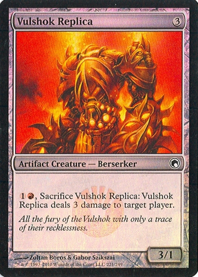 MTG - Scars of Mirrodin - Vulshok Replica - 2X - Foil - NM - Image 1 of 1