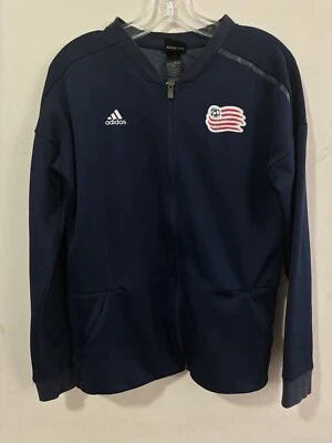 adidas MLS New England Revolution Logo Track Jacket sz Youth Large 14/16 soccer - Image 1 of 4