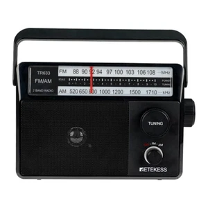 Retekess TR633 Portable FM/AM Radio Digital Big Speaker Elder Outdoor Sport Gift - Picture 1 of 12