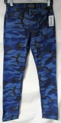 Pantalones de mezclilla ajustados camuflados Hot Topic Rude para hombre 24x32 26x32 28x32 30x32 34x32 36x32 J1 43 Foto 1 de 4
