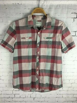 Camisa a Cuadros O'Neill XL Niño Roja Abotonada Manga Corta *defecto (A81) Foto 1 de 4