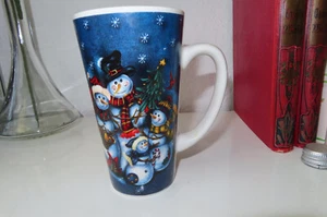 Weihnachts-Tasse,  USA,  Glühweintasse, Höhe: 15 cm, mit Schneemännern - Bild 1 von 9