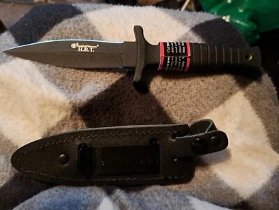 Smith & Wesson SWHRT9B 9 pulgadas alto carbono S.S. Cuchillo de hoja fija 4,7 pulgadas doble EDC Foto 1 de 4