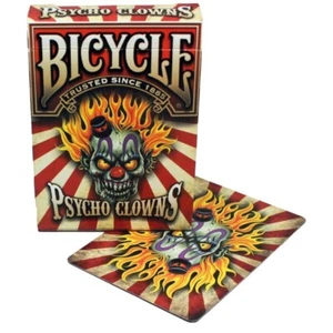 BICYCLE PSYCHO CLOWNS LIMITED EDITION DECK OF PLAYING CARDS POKER SIZE - Picture 1 of 1