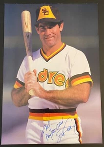 Steve Garvey Signed Portrait in Padres Uniform - SIGNED TO FRED 30 x 21 cm - Picture 1 of 6