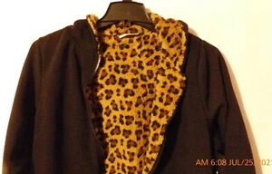 NWT Women's Bobbie Brooks Black Lined Coat Lg/XL/M - Picture 1 of 3