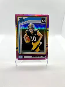 Roman Wilson RC - 2024 Donruss Optic Rated Rookies Preview Pink Prizm #348 - Picture 1 of 2