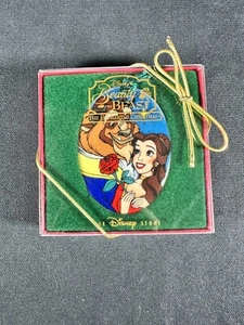 Disney Beauty and the Beast Enchanted Christmas 1997 Porcelain Ornament - Picture 1 of 7