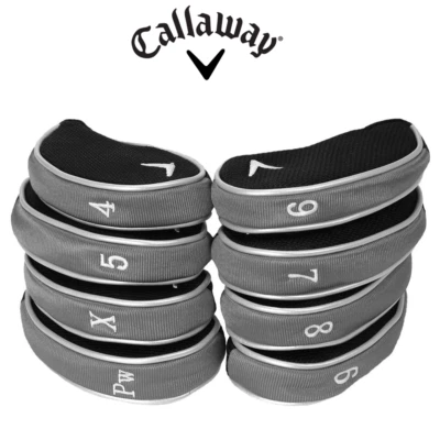 Callaway Golf Iron Headcovers  Set of 9 GENUINE covers protect your golf clubs - Image 1 of 2