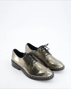 Ash Women's Leather Low Shoes Col. Metallic EU 37 - Picture 1 of 5