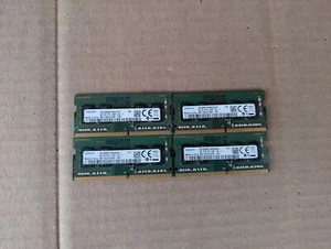 LOT OF 4 SAMSUNG 4GB M471A5244CB0-CRC PC4-2400T 1RX16 LAPTOP RAM MEMORY i7-9(15) - Picture 1 of 4
