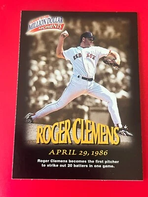 1997-98 Fleer Million Dollar Moments - Roger Clemens #12 - Image 1 of 2