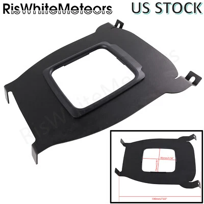 Black For 1996-2000 Honda Civic Maxim Shift Boot Delete Cover Plate Aluminum New - Image 1 of 4