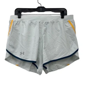 Under Armour Running Shorts Women's Fly By 2.0 Size Large Light Green Activewear - Picture 1 of 8