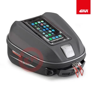 GIVI ST611 BORSA BORSELLO DA SERBATOIO TANKLOCK PORTA SMARTPHONE MOTO 6 LITRI - Imagen 1 de 6