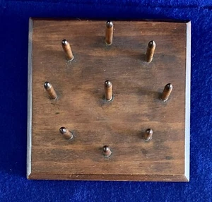 Vintage Holz 9 Spulenhalter 1/4” Speichen 6” Vierkantfuß gebraucht - Bild 1 von 7