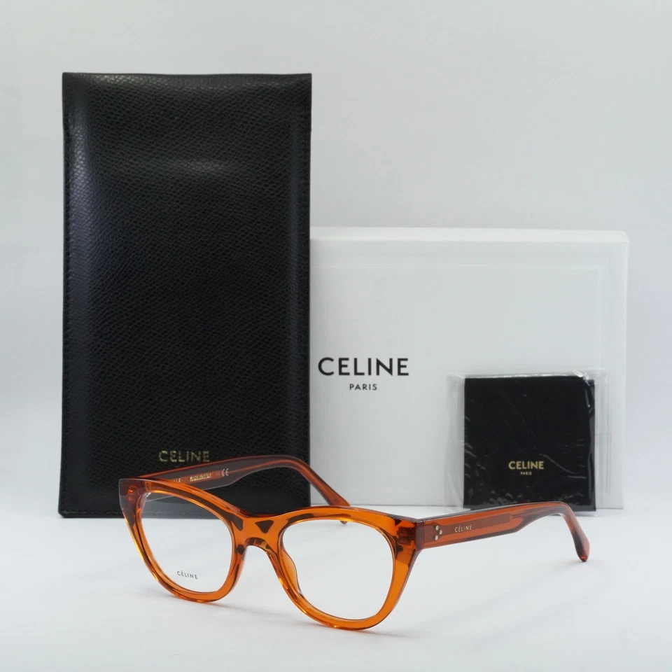 Celine CL50005I042 Transparent Orange 49 Sunglasses DAL