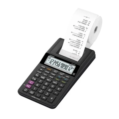 Casio HR-8RC-BK 150 Steps Check & Correct Printing Calculator & Reprint Feature - Image 1 of 4