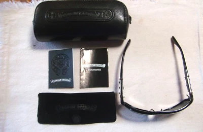 Gafas de sol CHROME HEARTS unisex estuche de cuero estrellas esterlinas Foto 1 de 4