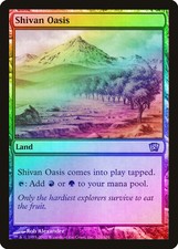 Shivan Oasis FOIL 8th Edition PLD Land Uncommon MAGIC GATHERING CARD ABUGames