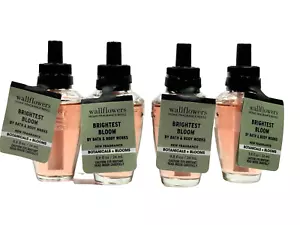 4 BRIGHTEST BLOOM BATH & BODY WORKS WALLFLOWERS HOME FRAGRANCE REFILL 0.8 OZ SET - Picture 1 of 4