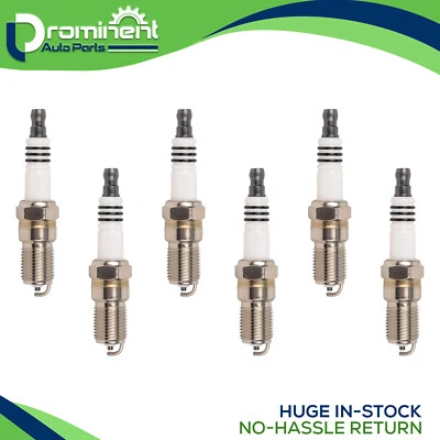 Set of 6 Spark Plug for 2000-2004 Buick Century LeSabre Regal Replace 3951 TR55 - Image 1 of 4