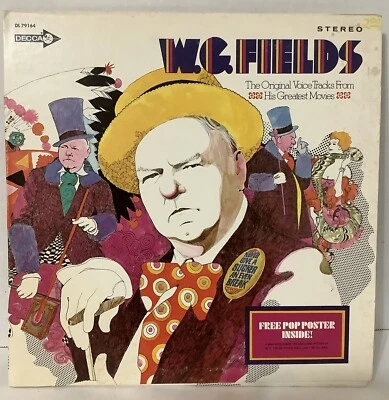 W.C. Fields Record ~The Original Voice Tracks From His Greatest Movies LP Vinyl — 第 1/4 张图片