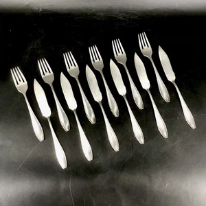 WMF Fischbesteck 12-teilig Besteck 6 Personen versilbert 90er Silber alt Vintage - Bild 1 von 11