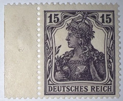 Sellos de viaje: estampillas del Reich alemán de Alemania 15 Pfennig como nuevas MNH OG Foto 1 de 4