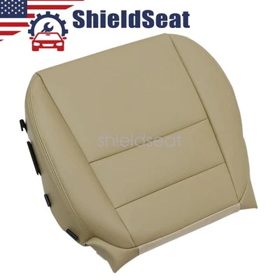 For 2009 2010 2011 2012 2013 Acura MDX Replacement Driver Bottom Seat Cover Tan - Image 1 of 4