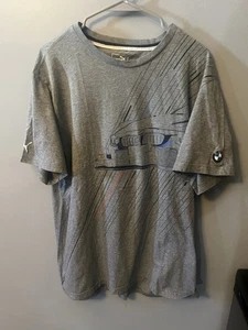 BMW MOTORSPORT M4 COTTON TEE SHIRT PUMA SIZE XXL ADULT GREY - Picture 1 of 6
