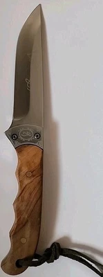 Cuchillo con mango de madera de caza Whitetail Legacy Browning con funda. Nuevo. Foto 1 de 4