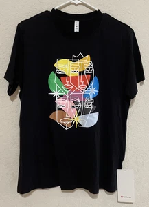 Lululemon T-shirt Women's Size 4 NWT All Yours Cotton Tee Pride Black - Picture 1 of 7