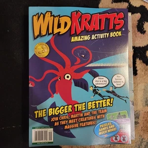 Wild Kratts Kids Magazine 2025 ~ The Bigger The Better ~ Puzzles ~ Activity Book - Picture 1 of 7