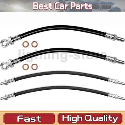 Manguera hidráulica de freno delantero trasero para Austin Healey 1961-1967 3000 4 piezas Foto 1 de 4