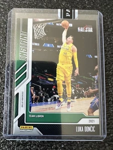 2020-21 Panini Instant #17 Luka Doncic Green ASG Team LeBron Lakers Card #1/5 - Picture 1 of 4