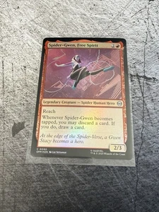 Magic the Gathering Spider-Gwen, Free Spirit Foil, - 0090 - Mint - Picture 1 of 2