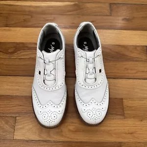 Footjoy Myjoys Dryjoys Premier Series Boa Golf Shoes Women's White Size 8 - Picture 1 of 9