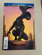 DOOMWAR #4 * Heroic Age BLACK PANTHER Variant * RARE * 2010
