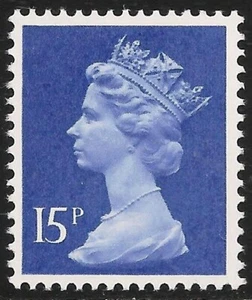 Gran Bretaña #MH90 VF MNH - 1979 15p Reina Isabel II / Máquina - Imagen 1 de 1