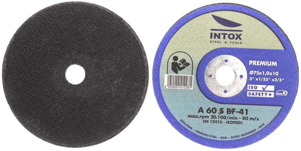 INTOX Trennscheiben 75mm x 1,0mm 25 Stück Inox Akku Flexscheibe für Metall Stahl - Bild 1 von 4