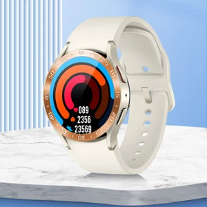Metal Bezel Ring for Galaxy Watch 6 Classic (43MM A Type Rose Gold) - Zdjęcie 1 z 8