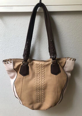 orYany Lyssie A252525 Soft Pebbled Leather Color Block Tote  - Image 1 of 4