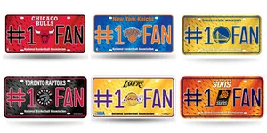 Placa de licencia para fanáticos de todos los equipos de la NBA #1 - Imagen 1 de 26