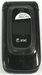 Nokia 6085 / 6085h - Black and Silver ( AT&T ) Cellular Flip Phone - Picture 1 of 3
