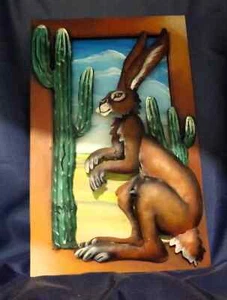 Metall Wandbild Wüstenhase - Bild 1 von 2