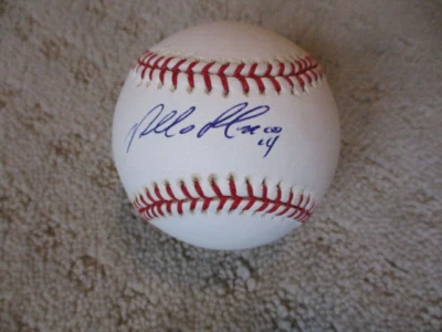 PLACIDO POLANCO FIRMADO A MANO AUTOGRAFIADO OMLB BASEBALDETROIT TIGERS PHILLIES Foto 1 de 4