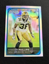2006 Bowman Chrome Refractor Anwar Phillips #271 Rookie RC Saints
