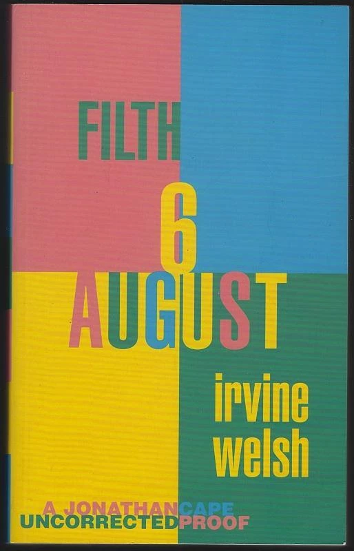 Filth Irvine Welsh Uncorrected Proof 1998 Novel - Imagem 1 de 1